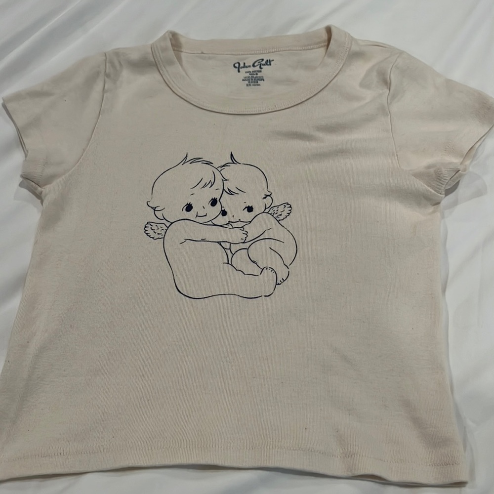 Brandy Melville Ashlyn Cherub Shirt